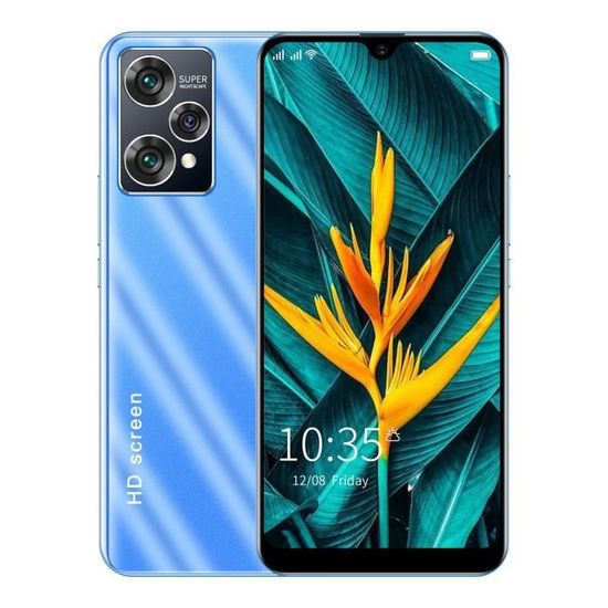 Bleu Clair 6 1 Pouces 32 Go ROM Smartphone 720 X 1560 Smartphone En Verre Haute Cdiscount Telephonie