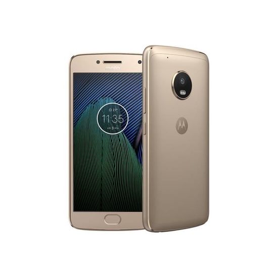 Motorola Moto G5 Plus Smartphone double SIM 4G LTE 32 Go microSDXC slot GSM 5.2" 1 920 x 1 080 pixels (424 ppi) IPS RAM -SM4453AJ1E1