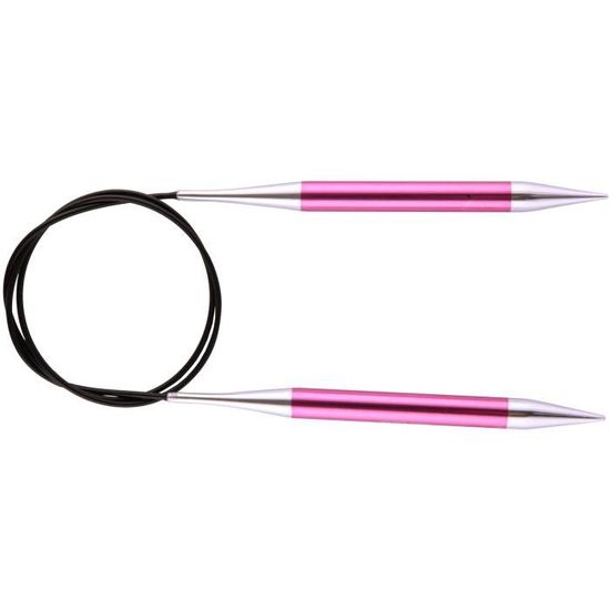 Pony Aiguilles à Tricoter Circulaires Fixes En Aluminium Gamme 100 Cm (3 Mm