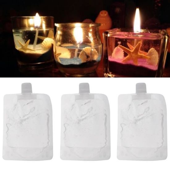 CIRE POUR BOUGIE BOUGIE A MODELER GEL CRISTAL FEUILLE DE CIRE LENTILLE DE CIRE