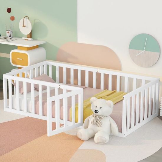 Barrière De Lit Enfant GYCF - Coussin De Protection Anti-chute, Dimensions 120x28 Cm (autres Tailles Disponibles), Coton Doux