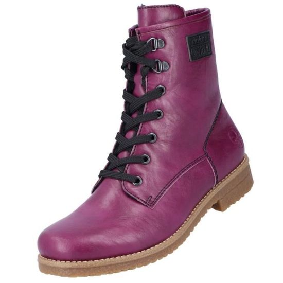 Bottines rieker femme rouge top