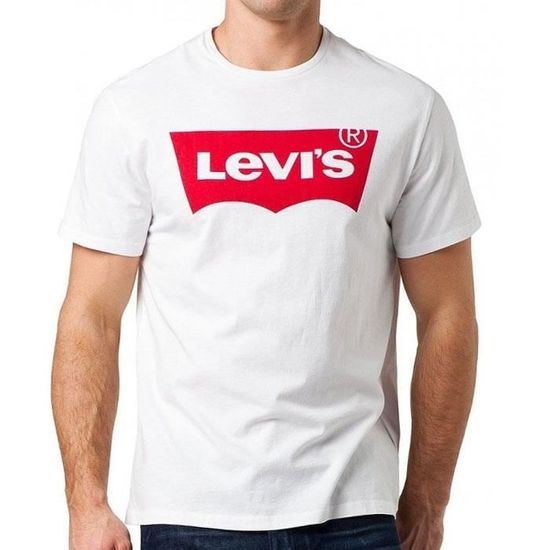 T shirt blanc levis homme clearance