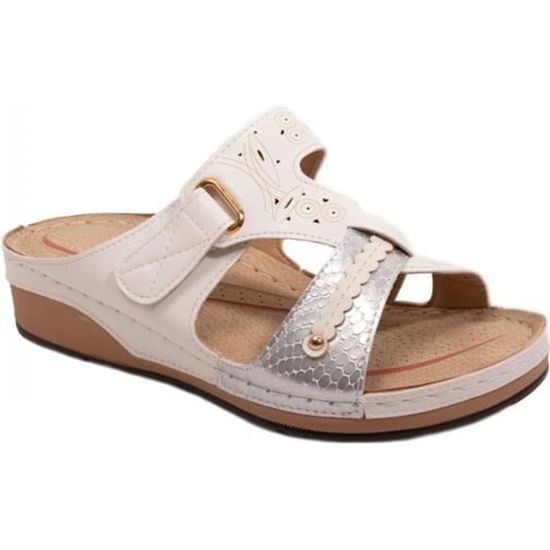 Mules Orthopédiques élégantes Mules En Cuir Confortables Pour