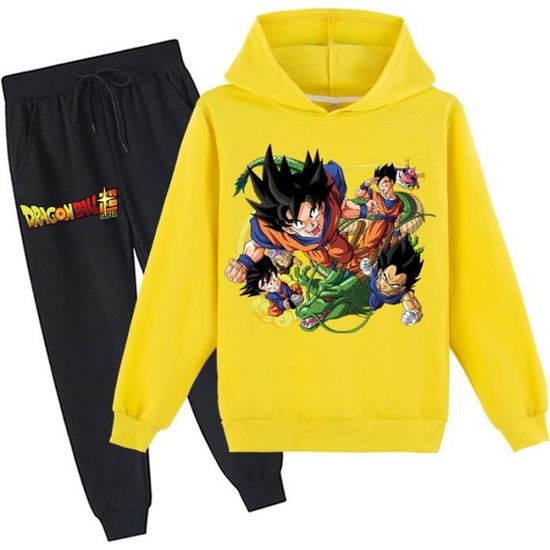 Ensemble De Sport Pour Enfants Fille - Sweat à Capuche Et Legging 2 Pièces - Manches Longues - Taille 7-12 Ans