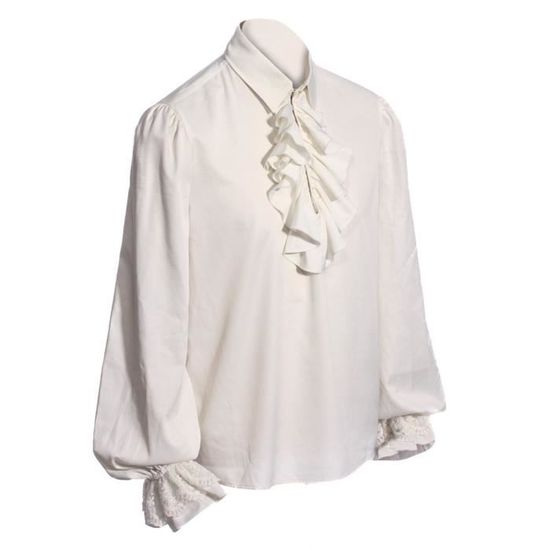 Chemise Médiévale Homme à Volants – Style Steampunk/Gothique – Pour Costume Carnaval, Halloween, Fêtes à Thème - 6
