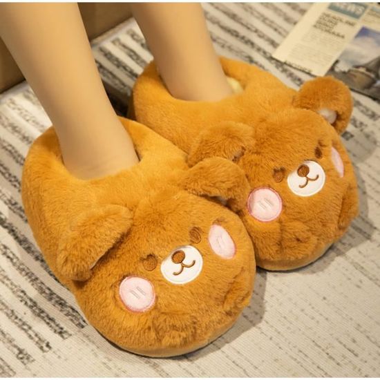 Pantoufles Femme Pantoufle Homme Humoristique Pantoufle Peluche