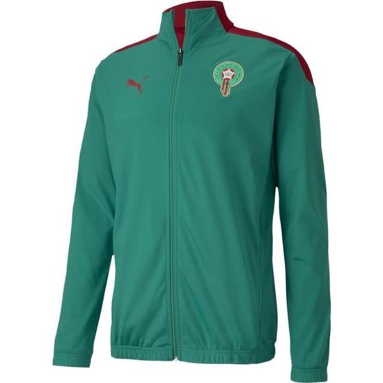 Maroc Veste stadium verte homme Puma 2020 21 Green