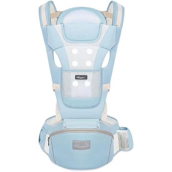 Porte bébé multiposition avec siège à hanche bleu - pour bebe et enfant de  3 mois à 3 ans - coton et maille respirante avec remb - Cdiscount  Puériculture & Eveil bébé