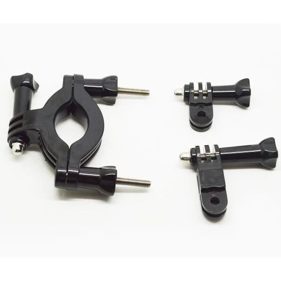 Support Guidon Vélo Pour GoPro Et Smartphone – Compatible Hero 3 à 11, Ajustable, Serrage 20-30 Mm - 2