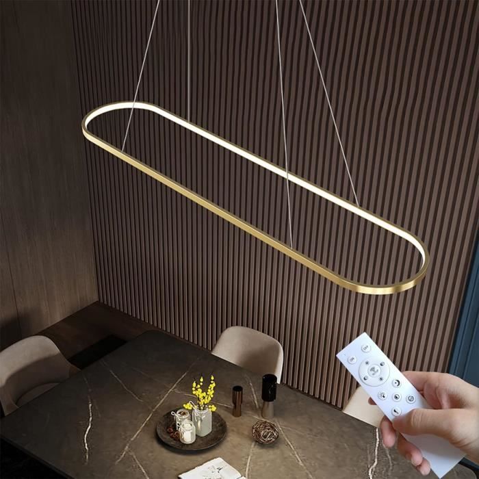 Suspension Table à manger Ovale LED Lampe à intensité variable avec ...