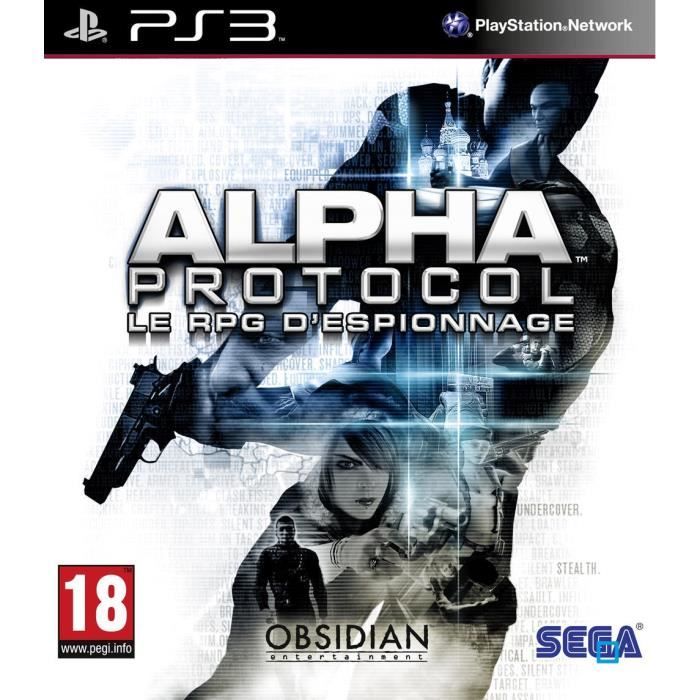 Sega Alpha Protocol Jeu PS3