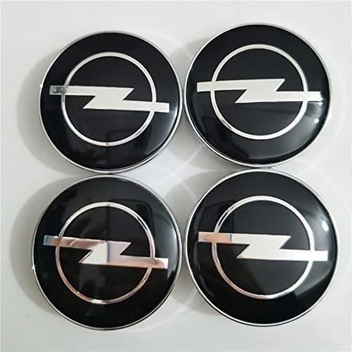 4 pièces Cache-Moyeux pour Opel 60mm, Centre de Jante Capuchons, Cache Moyeu Centre de Roue, Bouchon de Jante, Enjoliveur de Vo A148
