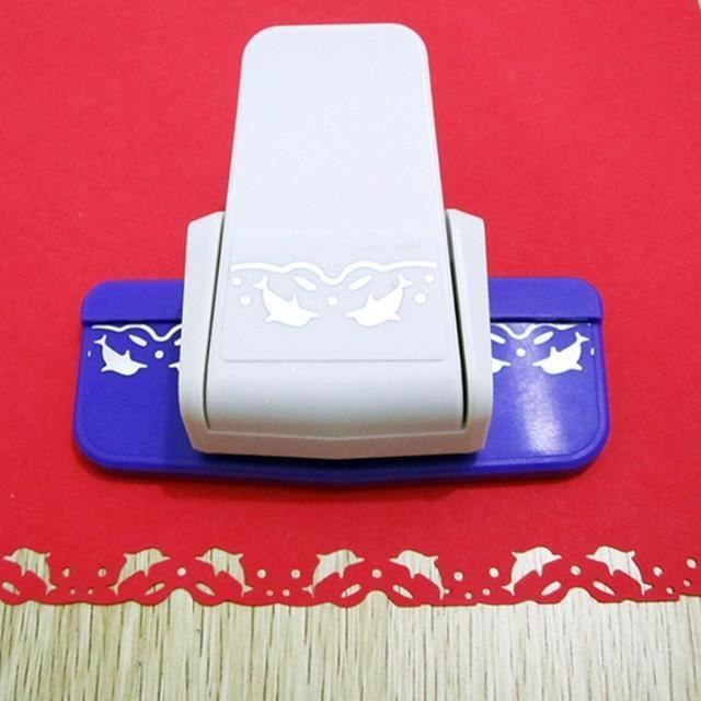 Coupeur de papier de périphérique de bord fait main de scrapbooking - conception de fleur de s-Haitun