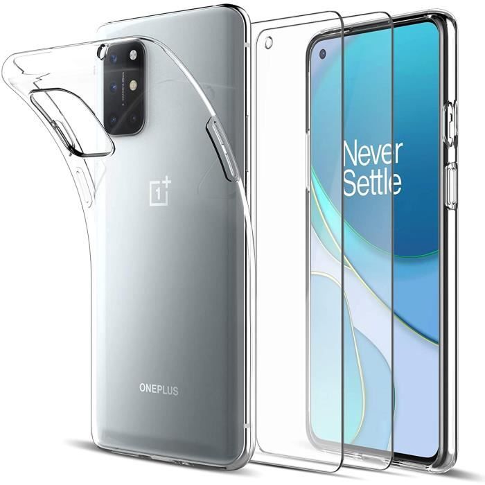 Housse coque pour Oneplus 8T + 2 Verre Trempé Protection ecran