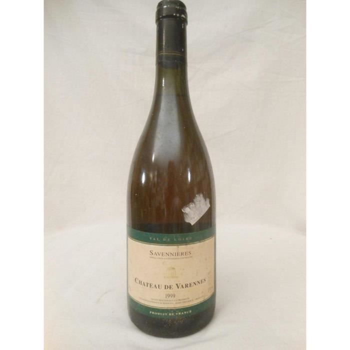 savennières château de varennes blanc 1999 - france loire - anjou