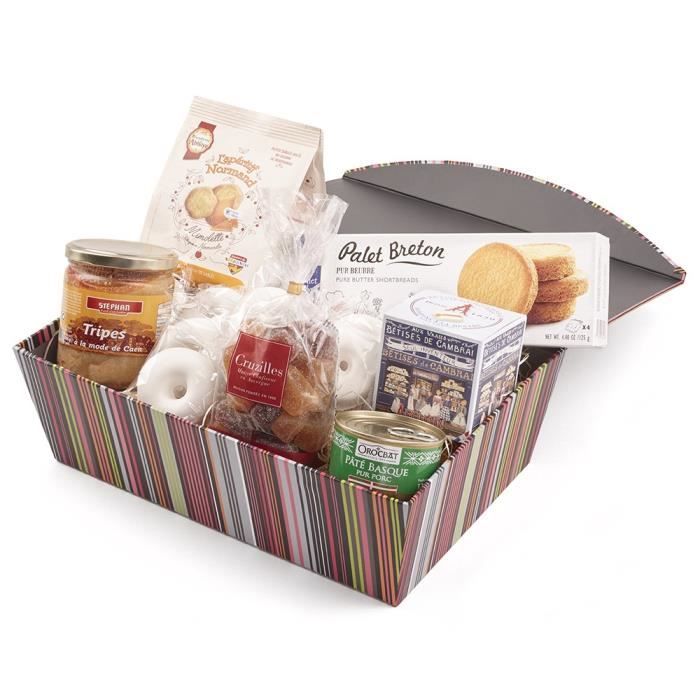 Panier Saveurs de nos Régions Françaises Option - Sans coffret - Fabriqué en France