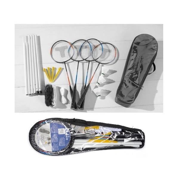 Set Jeu de Badminton pour 4 Personne - Jeu Sport Loisir Extérieur - 484
