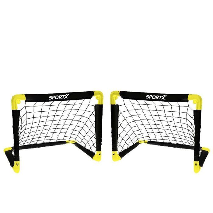 SportX 2 pcs Cages de but pliables 55 x 44 x 44 cm