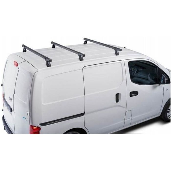 Jeu de 3 Barres de toit en acier pour Citroen Berlingo 2 de 05/2008 à 09/2018