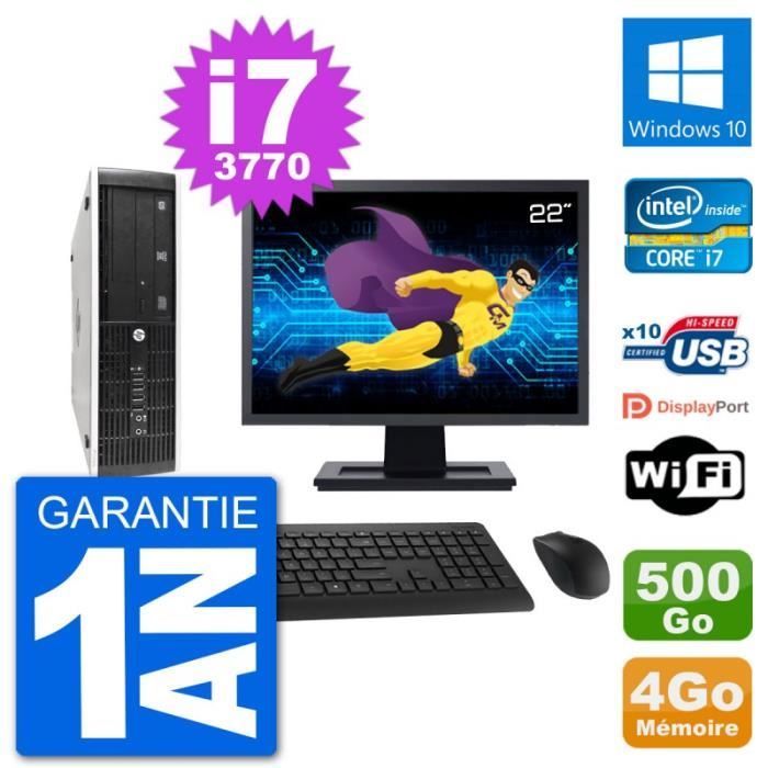 PC HP 8300 SFF Ecran 22