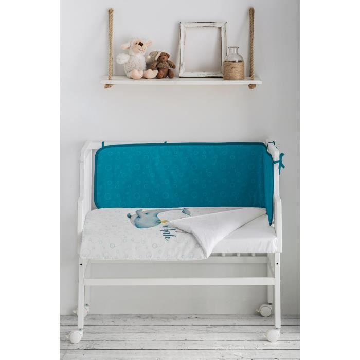 NAF NAF - Berceau  cododo  bébé en bois  HAPPY WHALE  de 0 à 12 mois jusqu'a 9 kg