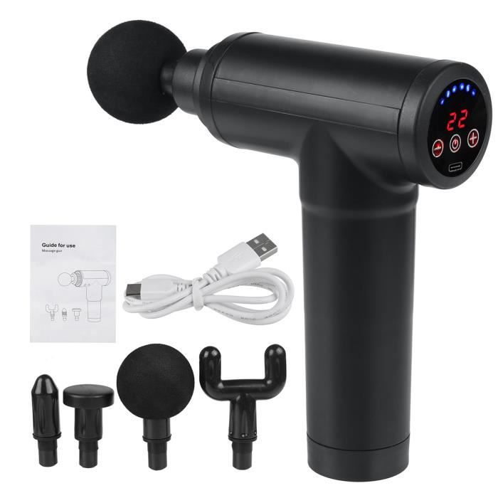 pistolet de massage noir