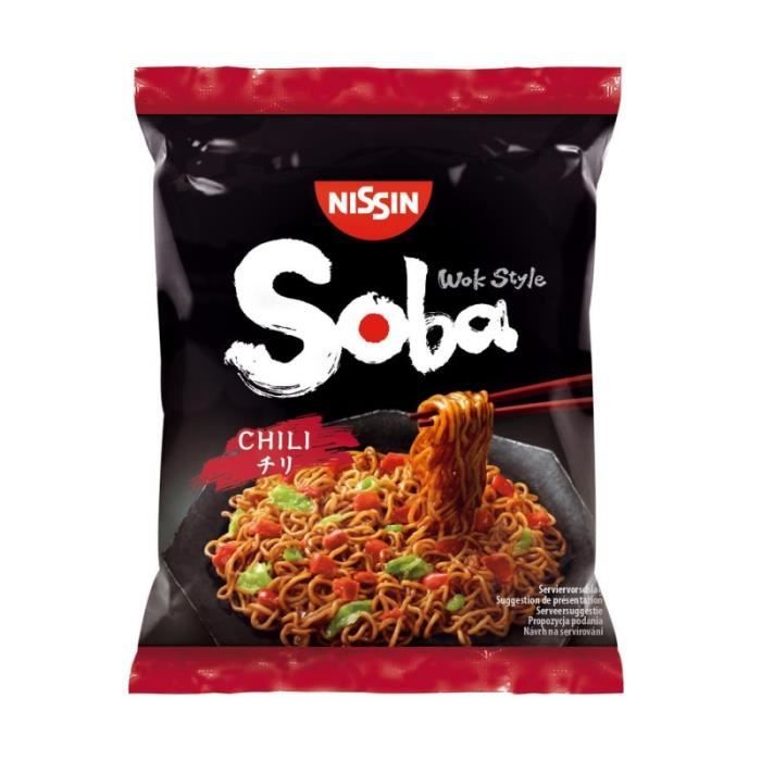 NISSIN - Soba Chilli 111G - Lot De 4