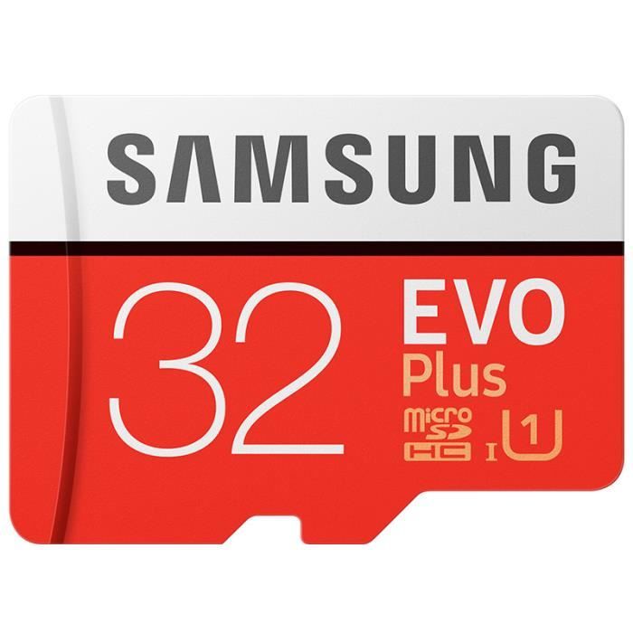 Samsung micro SD 32Go Class 10 Evo+ avec adaptate