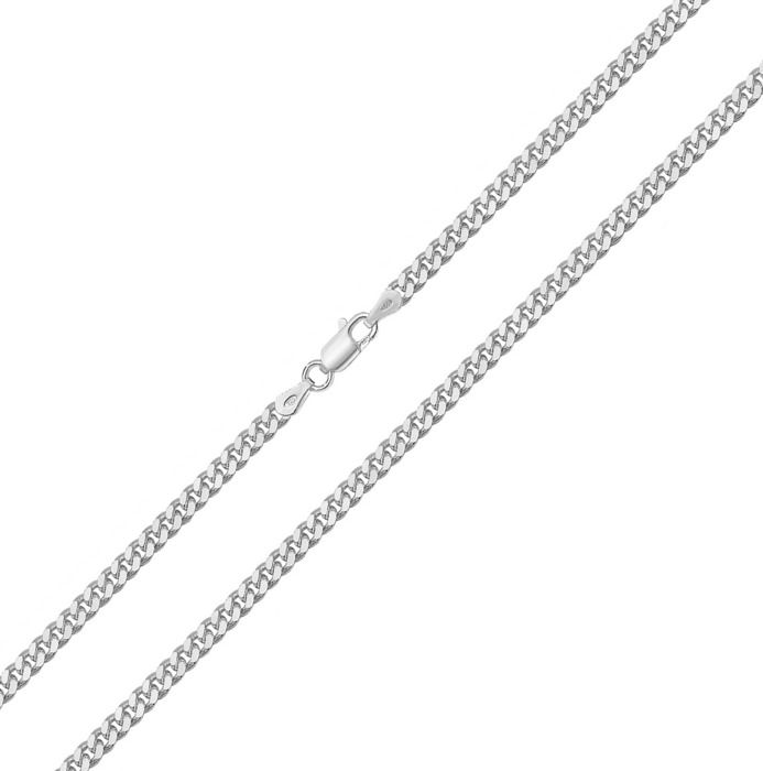 Chaîne Courbe Homme En Argent Sterling 8mm - Longueurs De 50,8 à 76,2 Cm - Neuf Avec étiquettes