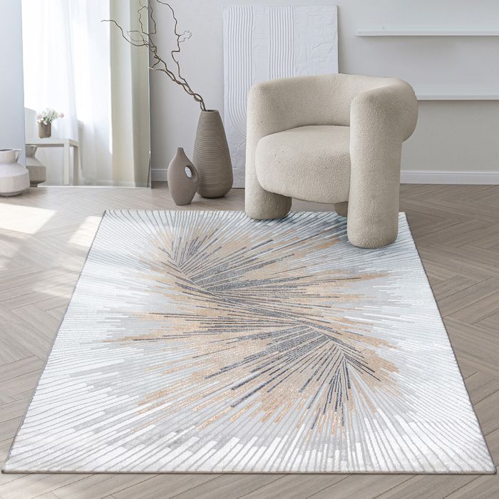 Tapis Moderne - THE CARPET - Mila - Gris - 160 x 230 cm - Effet 3D