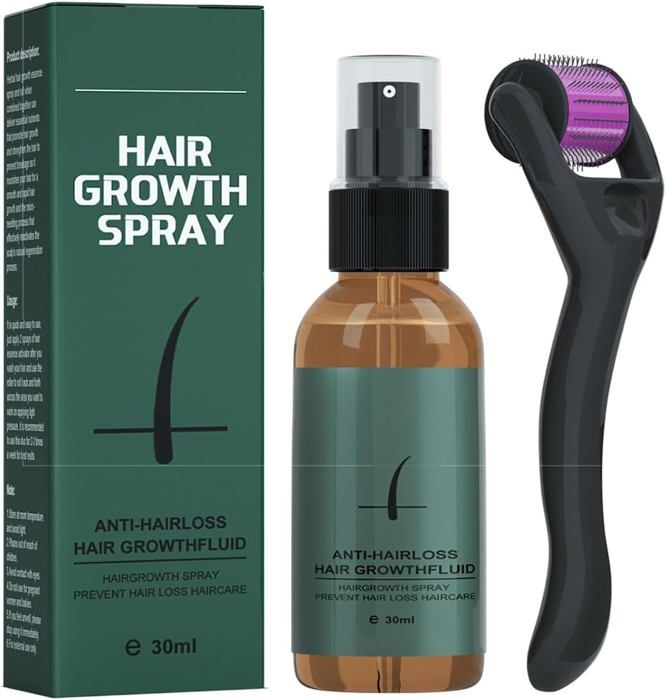 30ml Kit Croissance BarbeSpray pour le Soin de la Barbe