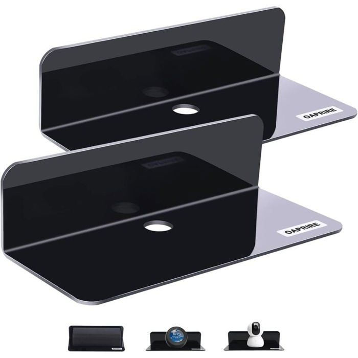 Lot de 2 tagres Murales Noires Acrylique 22.9 cm ODIPIE