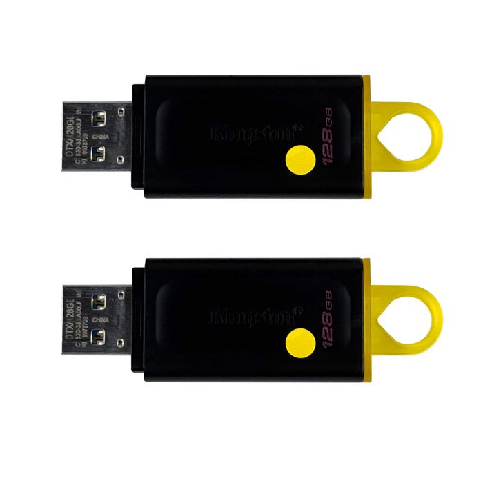 Kingston Technology Lot De 2 Pièces Kingston Clé Usb Datatraveler® Exodia 128Gb Sans Lemballage (Occasion -Très Bon État )