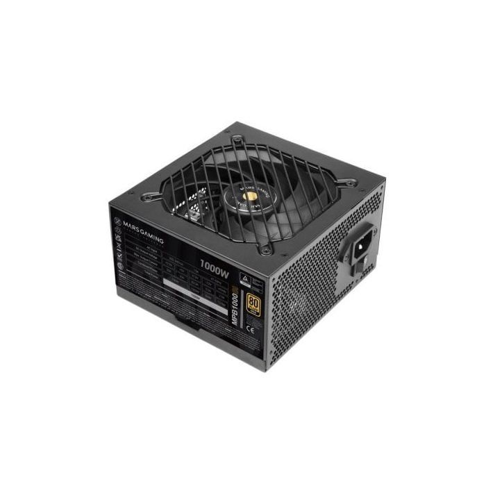 Mars Gaming Mpb1000si Fuente Alimentación Pc Atx 7 Años De Garantía 80plus Gold 90% - vue 2