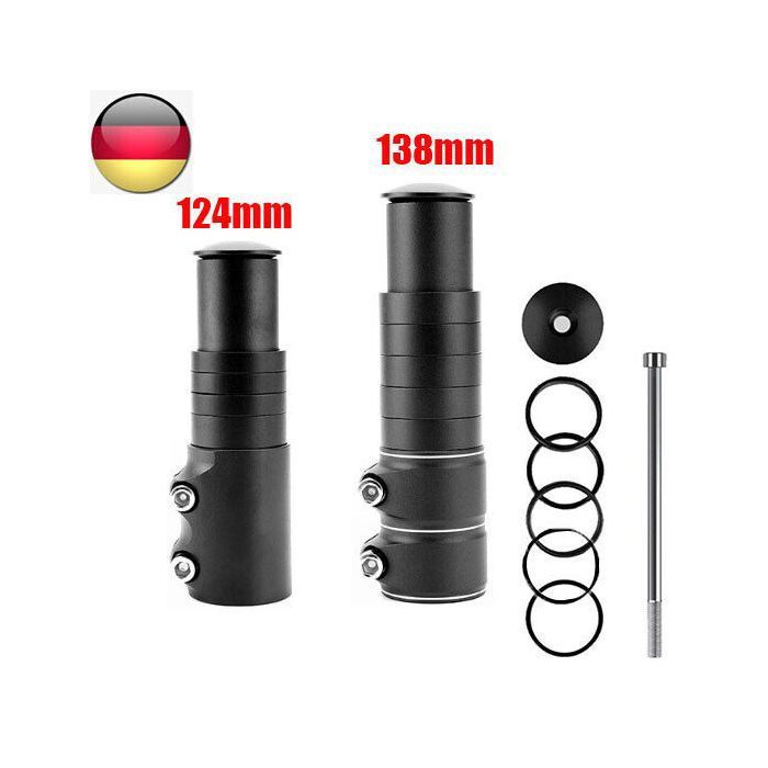 Rallonge de guidon à double pince pour guidon de vélo avec clé hexagonale multifonction