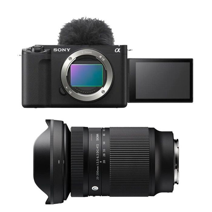 SONY Alpha ZV E1 + Objectif SIGMA 20 200mm f3.5 6.3 Contemporary Garanti - vue 6