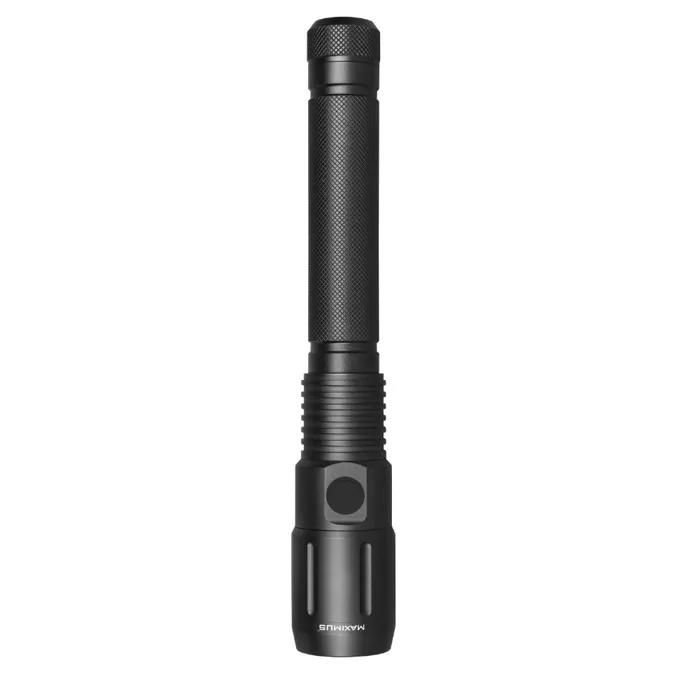MAXIMUS - MFL039 - Lampe torche LED 15 Watts 1450 lm IPX4 2 Batteries rechargeables x 3.7V 2000mAh 18650 lithium incluses MAXIMUS - MFL039 - Lampe torche LED 15 Watts 1450 lm IPX4 2 Batteries rechargeables x 3.7V 2000mAh 18650 lithium incluses