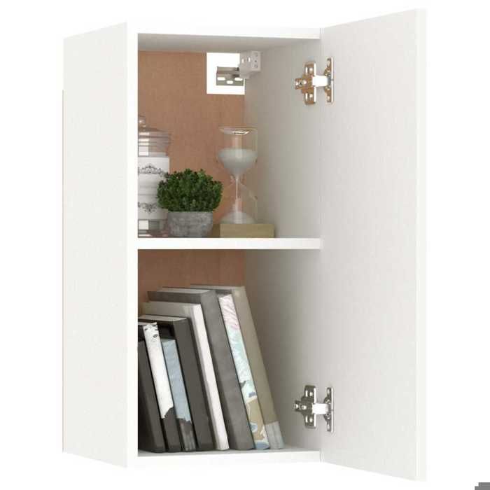 Ensemble de meubles TV 4 pcs Blanc Aggloméré_2 ans garantie_69057