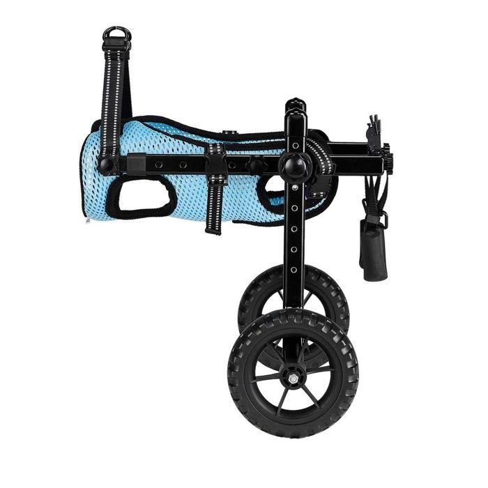 Mobilité retrouvée - fauteuil roulant pour chien chariot 2 roues réglable roues amortissantes jusquà 10 kg XS