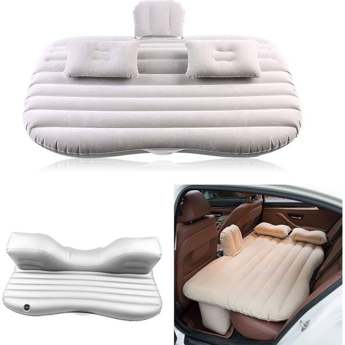 Lit Gonflable pour Voiture avec Pompe - Matelas de Voyage pour Siège Arrière