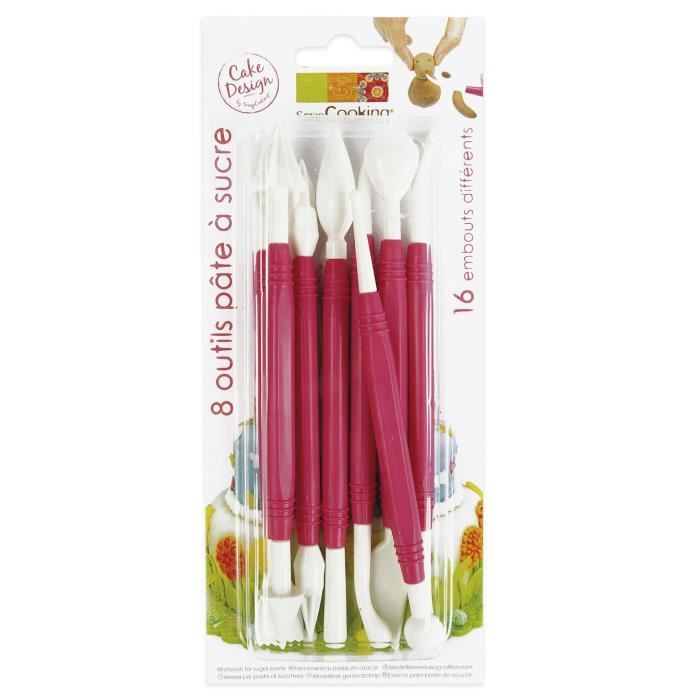 Lot De 8 Ustensiles De Cuisine Antiadhésifs - Cuillère, Spatule, Fouet, Pince, Louche