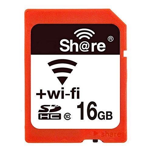 Gudoqi Carte Sd Wifi Sans Fil Carte Memoire Flash 16 Go Sdhc