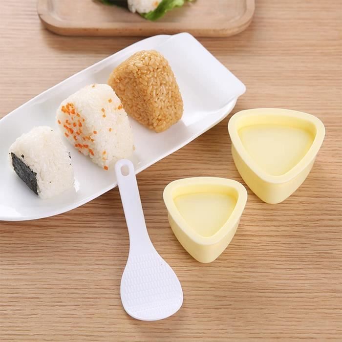 3PCS Triangle Moule Sushi, Moules Sushi Triangulaires, Boule de Riz Moule,  Onigiri Triangle Sushi, Sushi Maker Tool Set avec R[423] - Cdiscount Maison