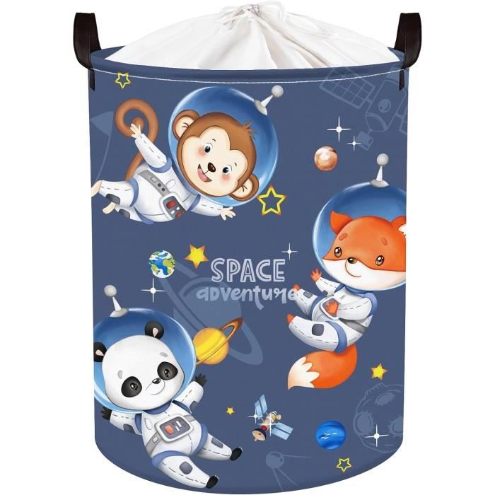 Clastyle Panier Rangement Bébé Balle Vintage Corbeilles à Linge Sale Garçons Pour Vêtements Boite De Rangement Jouets Pour Salle De Bain Chambre à Coucher, Rugby, 36 * 45 Cm