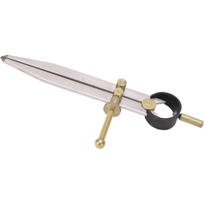 Compas à Étrier Diviseur D'Aile 150mm - Outil Précision Réglable Verrouillable - Porte-Stylo Rotatif