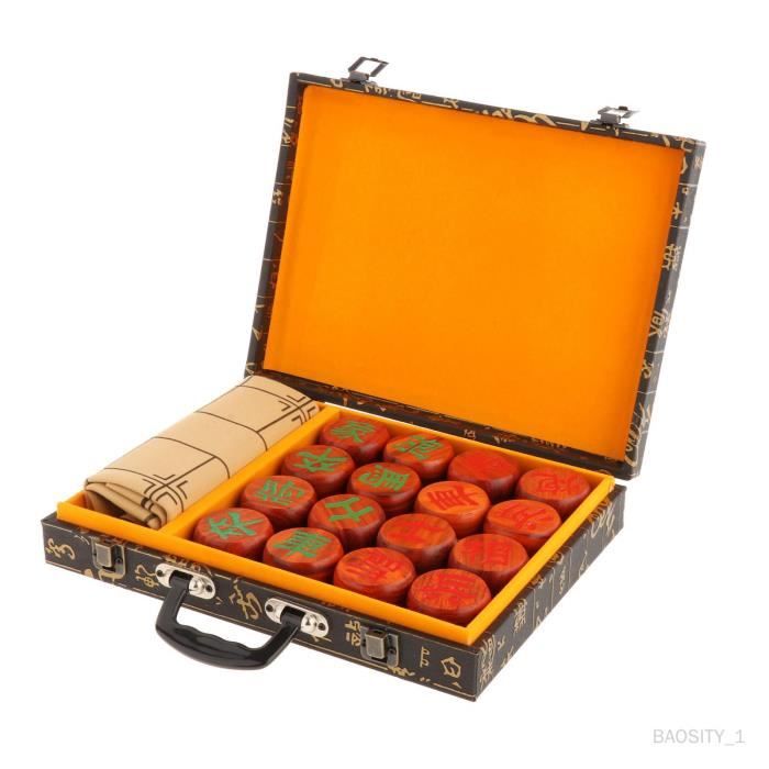 Jeu D'échecs Chinois En Bois De Hêtre – Xiangqi Traditionnel – Neuf