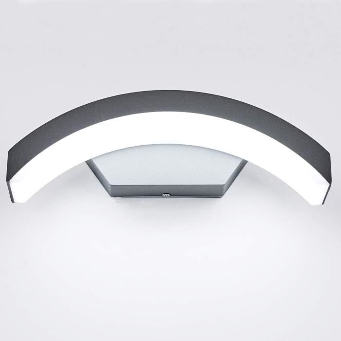 Applique Murale Extérieure 24W LED OSRAM SMD IP65 Aluminium - Gris 10 6 - Blanc Froid Applique Murale Extérieure 24W LED OSRAM SMD IP65 Aluminium - Gris 10 6 - Blanc Froid