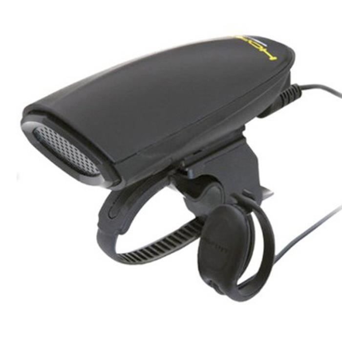 Klaxon Vélo électrique Rechargeable USB - 120 DB, étanche, Avec Alarme Antivol - Pour Sécurité En Ville Et Plein Air