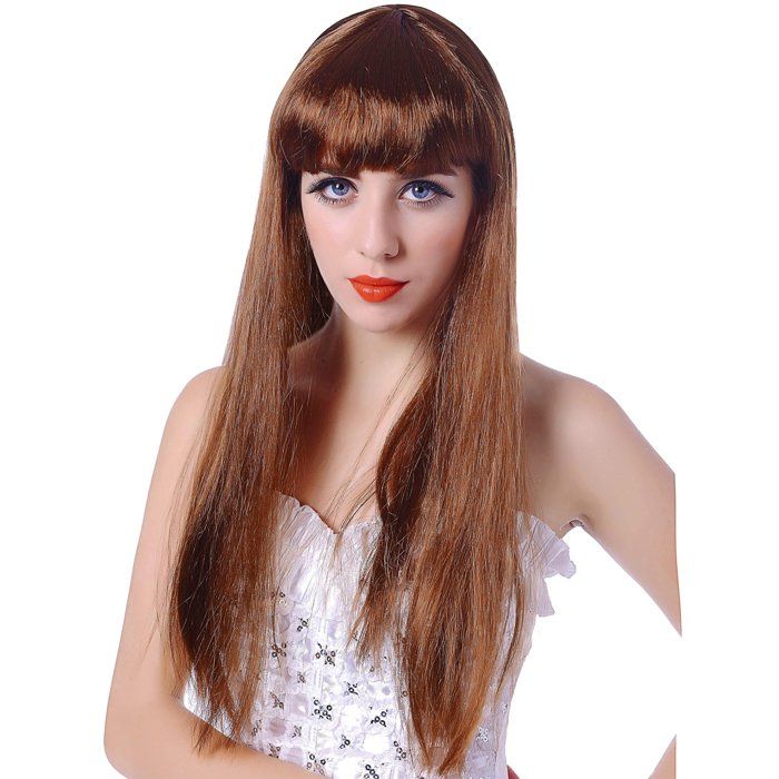 Perruque Longue Chatain A Frange Femme Achat Vente Chapeau Perruque Cdiscount Perruque Longue Chatain A Frange Femme Achat Vente Chapeau Perruque Cdiscount